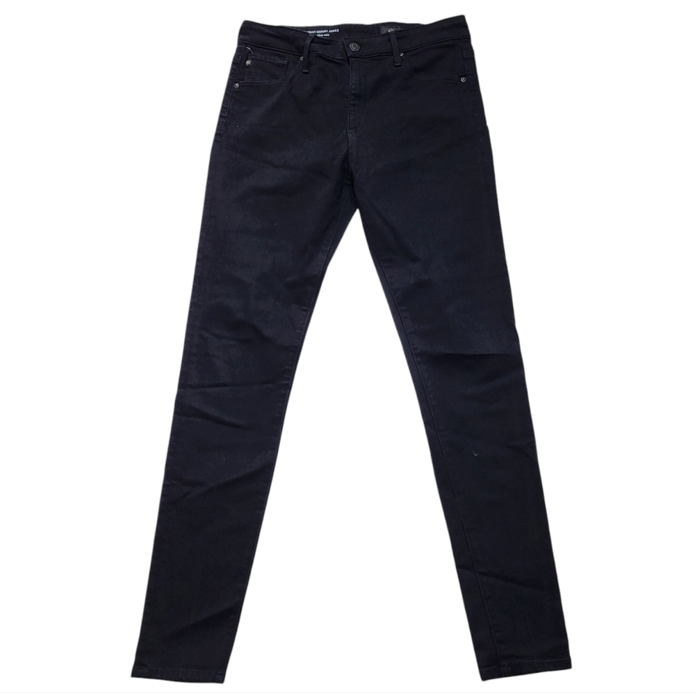 Adriano Goldschmied Jeans The Farrah Skinny Ankle High Rise Black Denim Size 27R